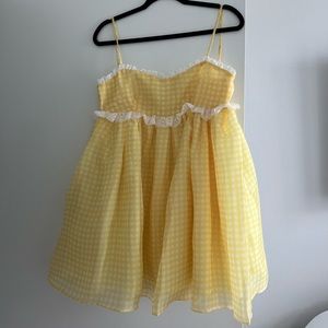 Yellow dress size s